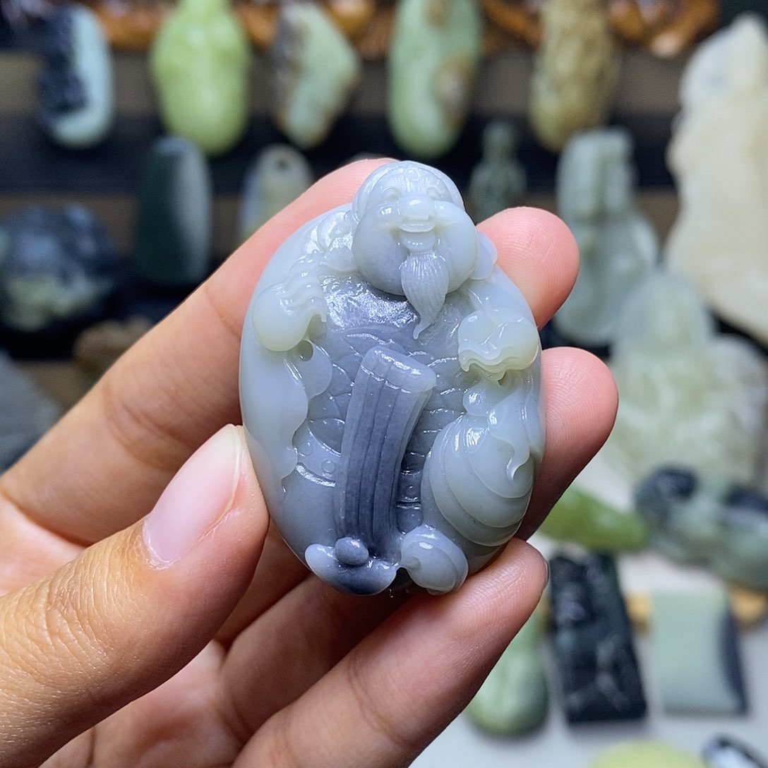 颈饰未镶嵌和田玉安*·