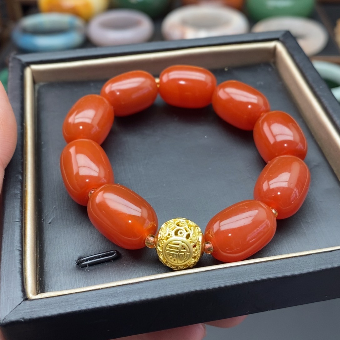 玛瑙/玉髓手串合金