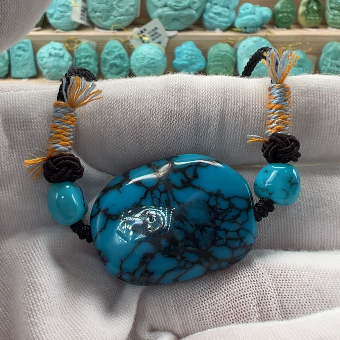 未镶嵌绿松石随形 22mm