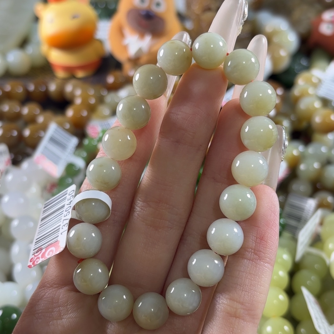 和田玉未镶嵌手链8