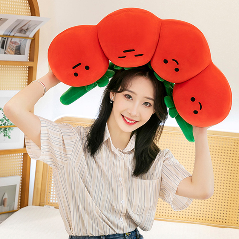 大番茄抱枕可爱装饰小摆件沙发摆件榻榻米DD