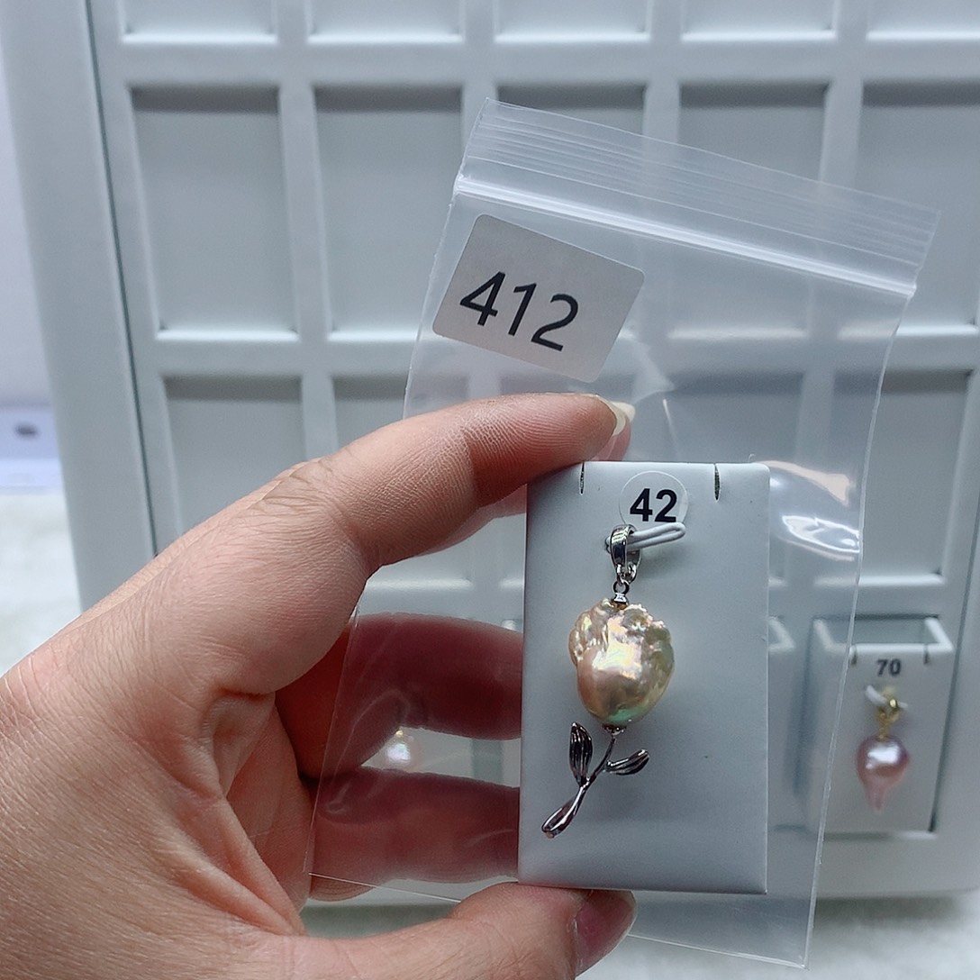 淡水珍珠合金吊坠(不含链)