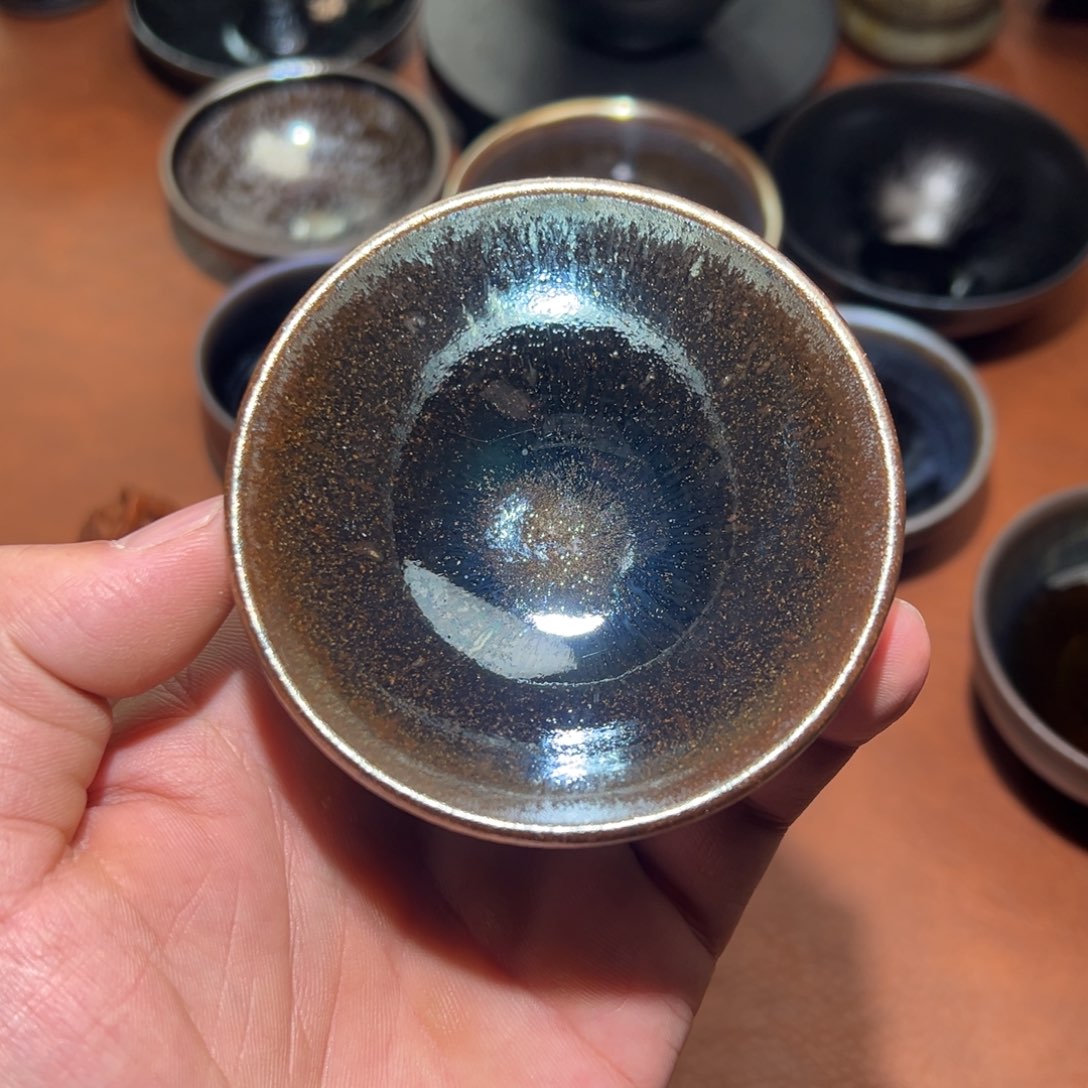 茶盏柴烧主人杯建窑建盏茶盏