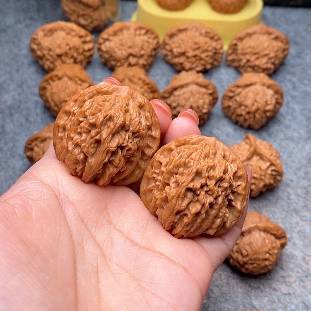 文玩核桃把件精品四座楼42全品