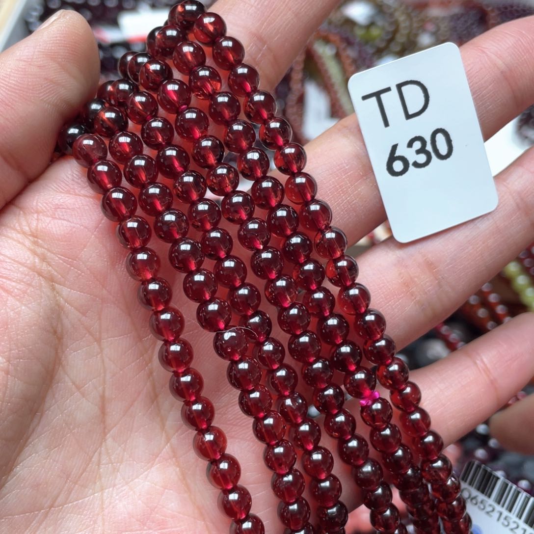 石榴石手串未镶嵌多样性发一只