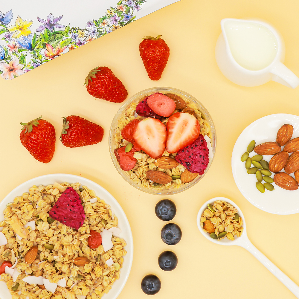 森林西西燕麦片水果坚果营养早餐谷物泡酸奶即食充饥饱腹冲饮早餐