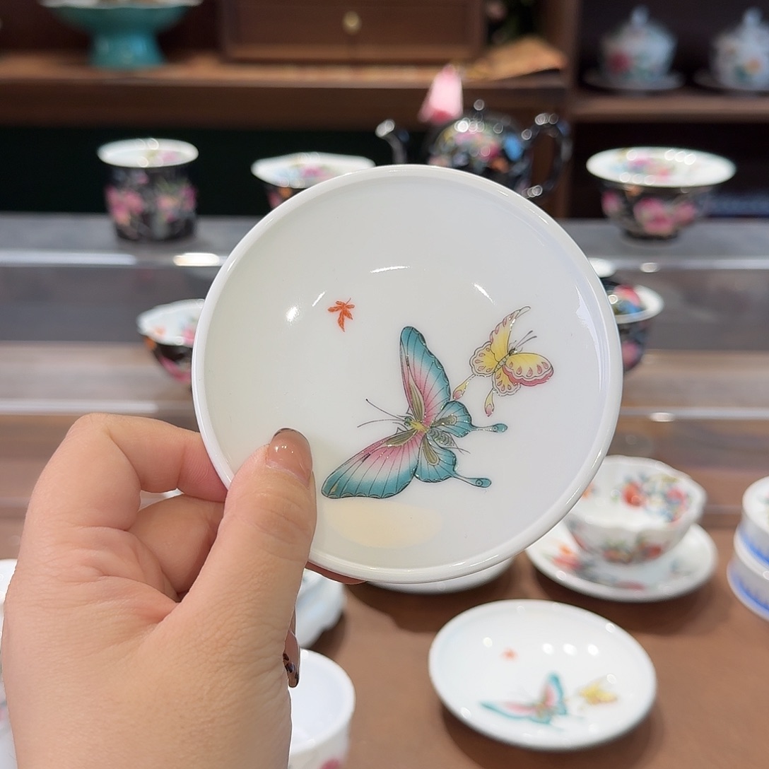 珐琅彩主人杯茶具套装