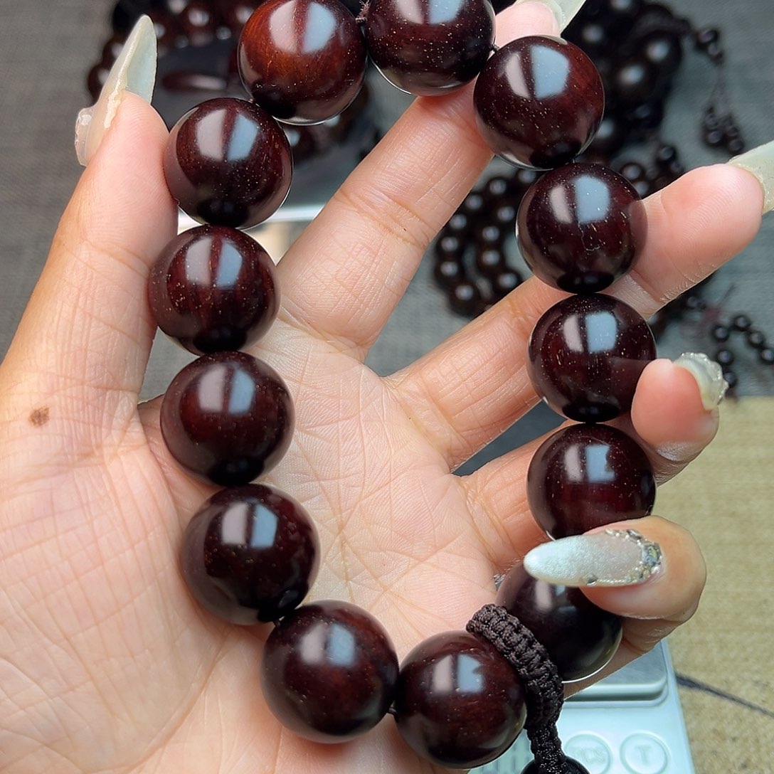 檀香紫檀（小叶紫檀）1.8x13多星