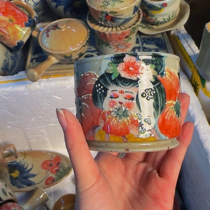 瓷片景德镇陶瓷手工手绘