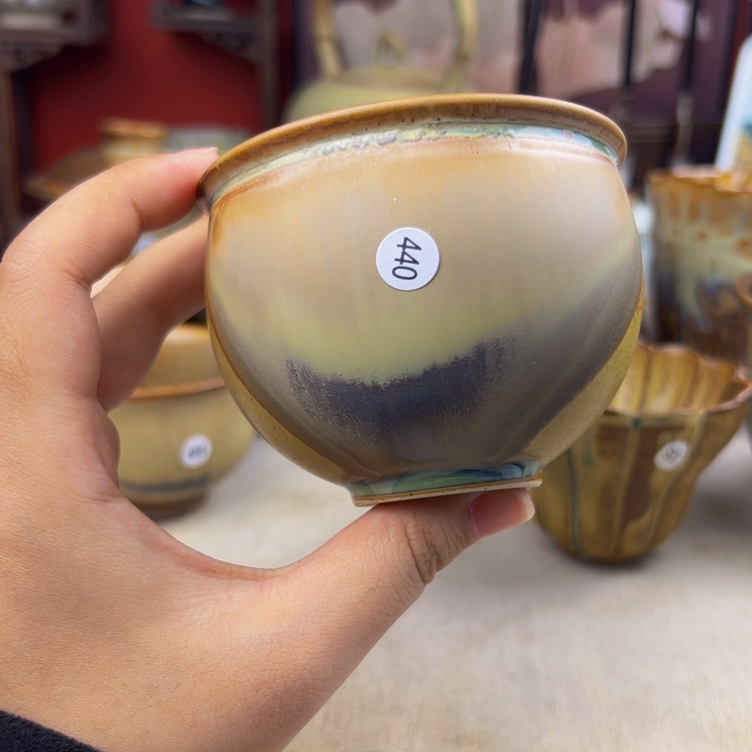 杯纯手工柴烧主人杯