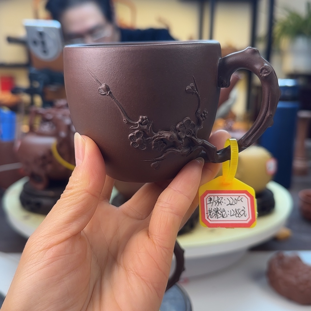 紫砂茶杯国工蒋志敏作品