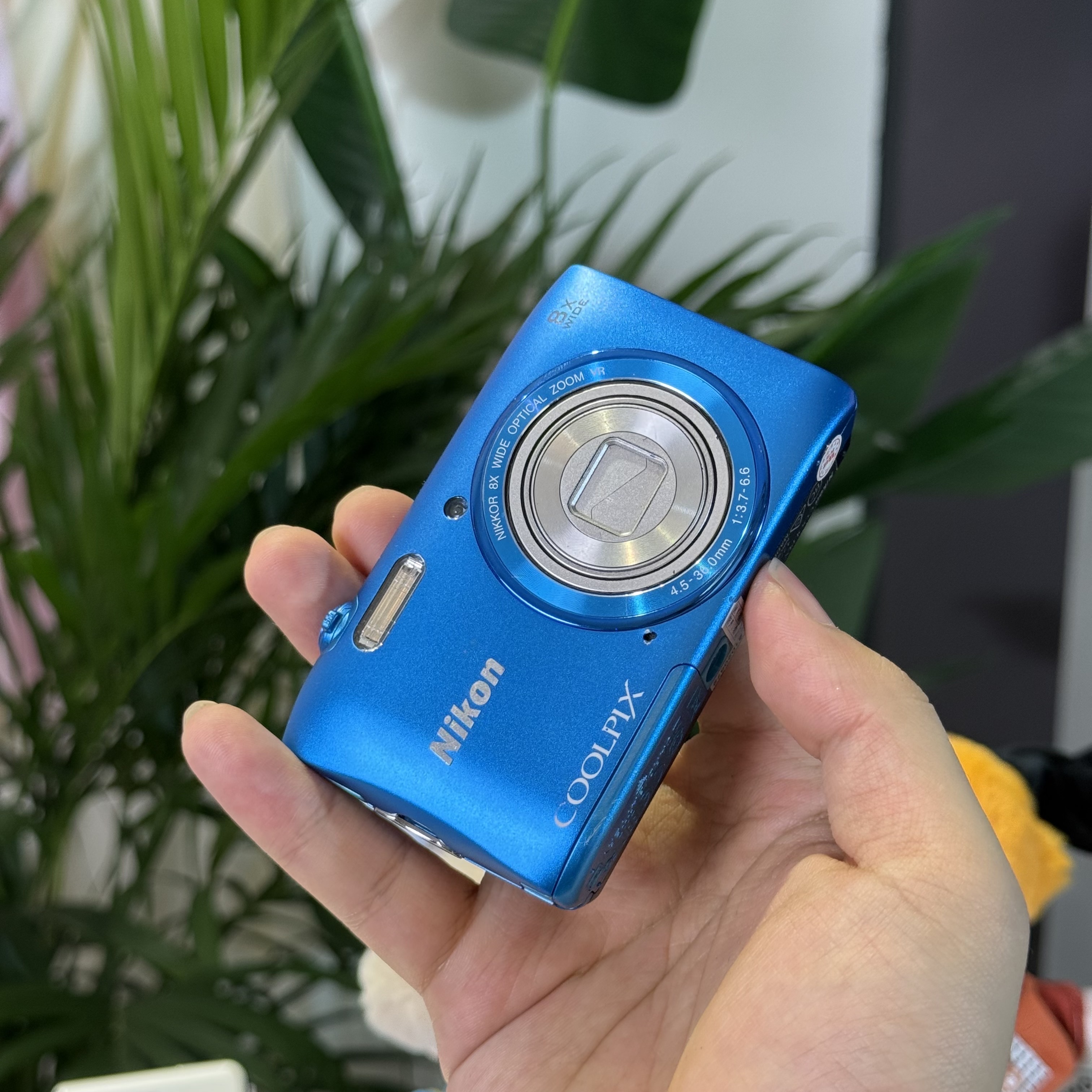 9新 Nikon/尼康 尼康s3600蓝色色彩感好2000万像素滤镜多带配件
