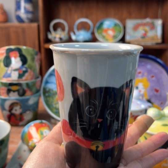 炉景德镇釉下手绘陶瓷 