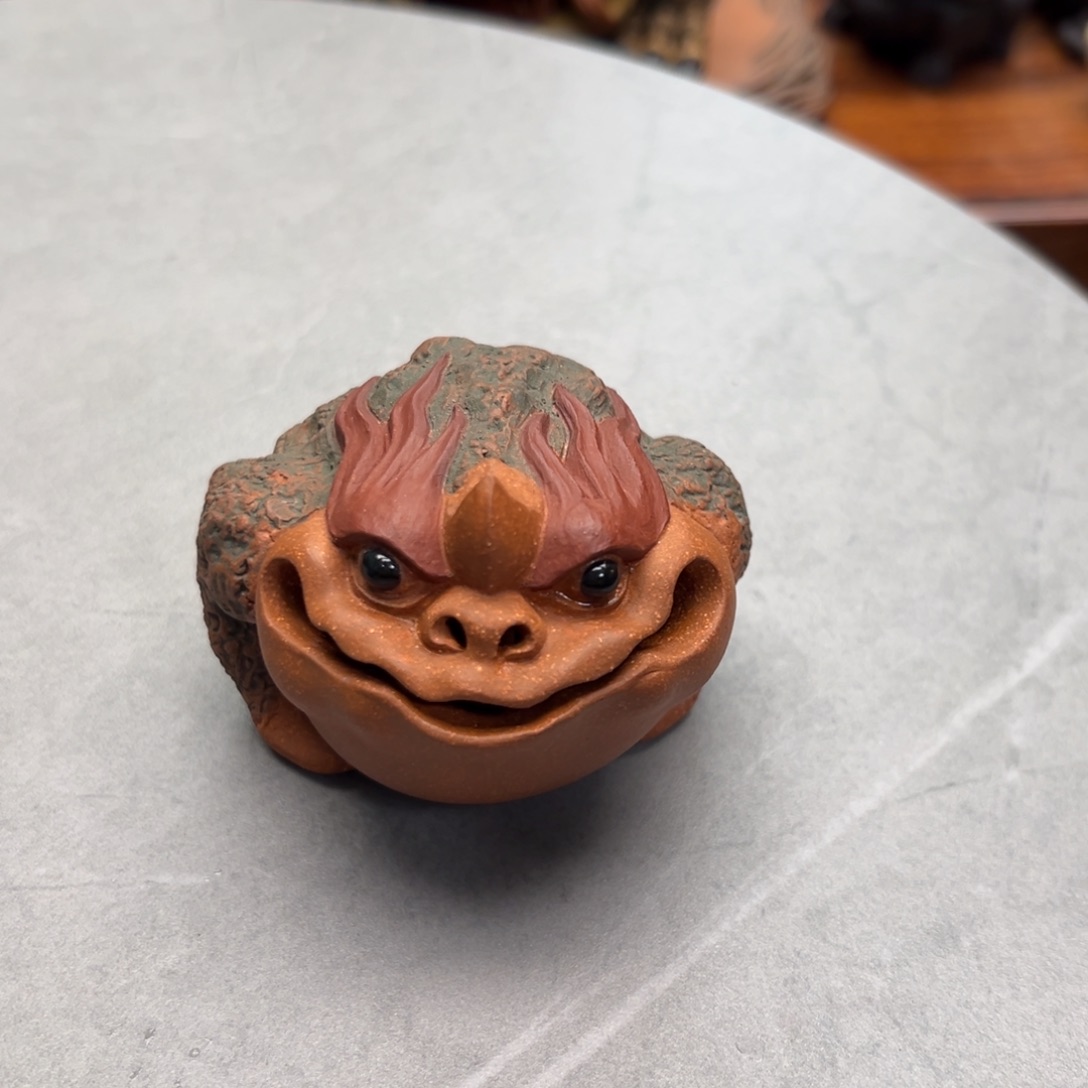 紫砂茶宠迷你小天蟾