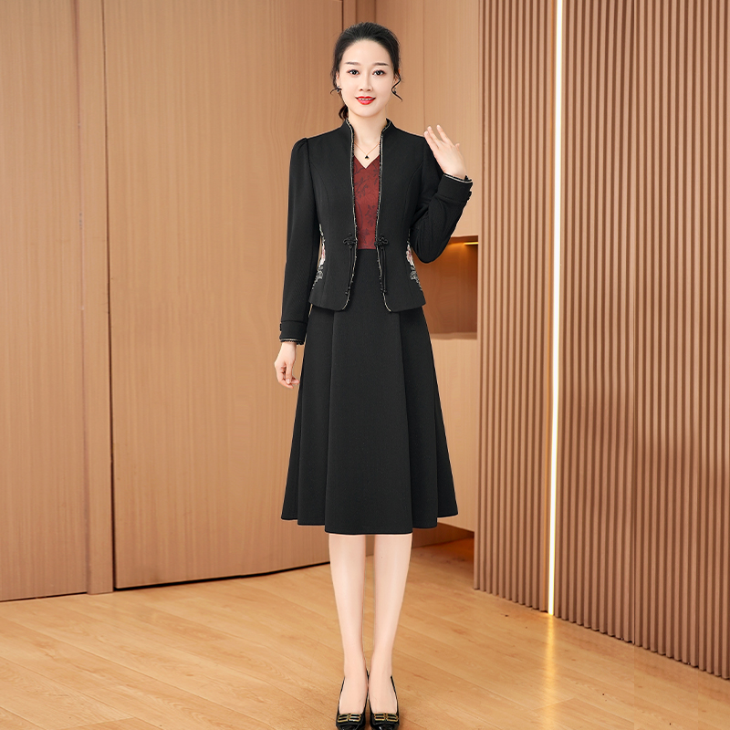 新款优雅新款气质时尚大气休闲收腰套裙24288-LDD