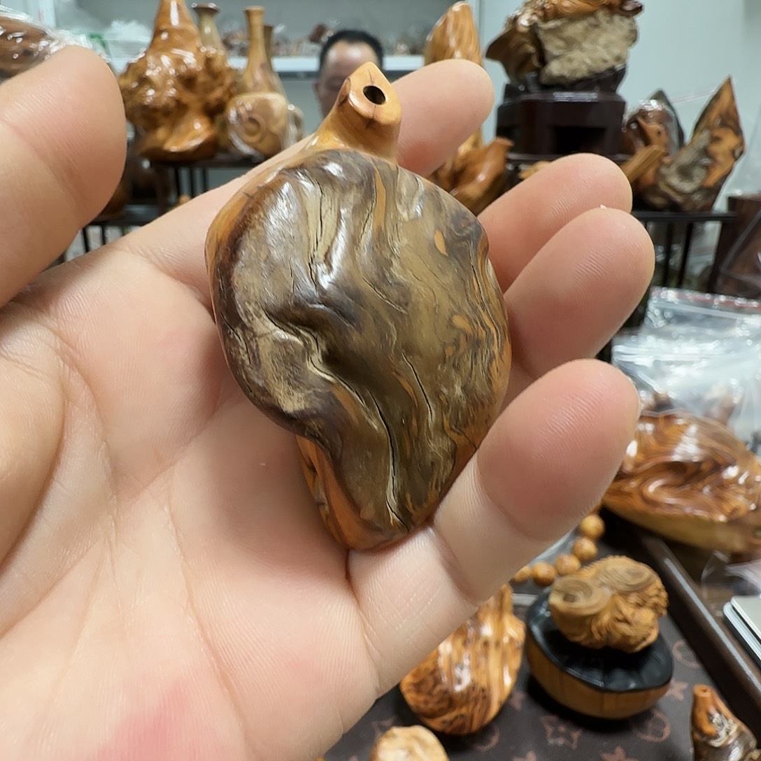柏木（崖柏）开播福利太行陈化原皮把把壶
