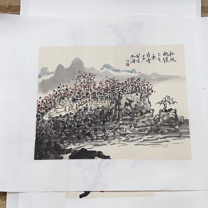 国画大*花鸟等动物为主料