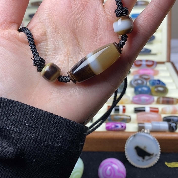 玛瑙/玉髓未镶嵌颈饰