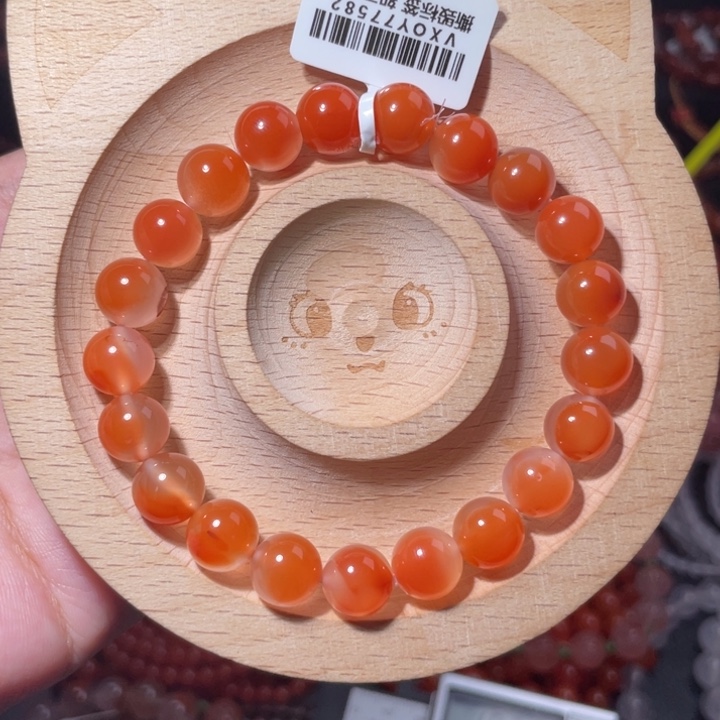 南红玛瑙未镶嵌9咪溏心冰橘1450