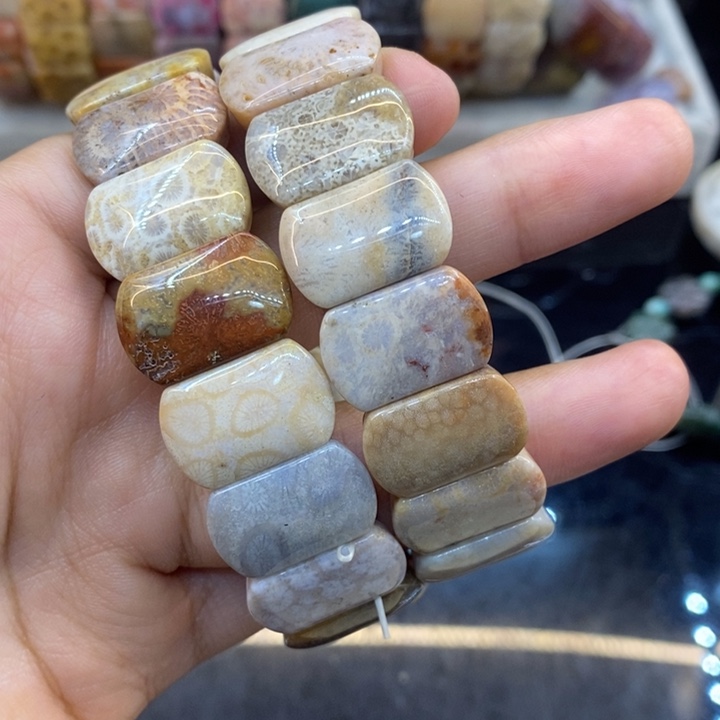 合金手链硅化玉手排