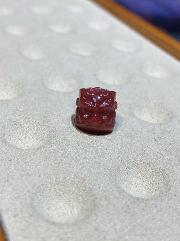 原矿南红玛瑙牛血红大鹏