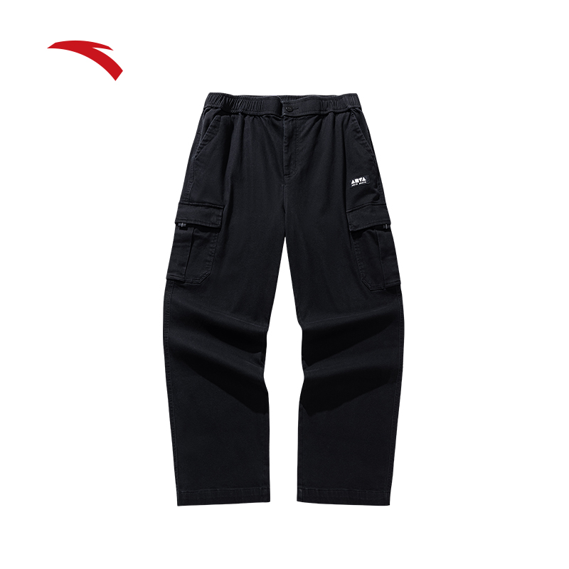 安踏SKATE街头长裤工装休闲裤宽松百搭潮流男女同款172548502-ZB