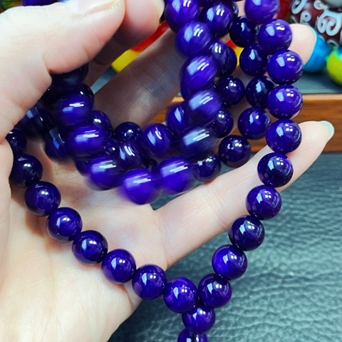 玛瑙/玉髓手链未镶嵌紫杉醇108