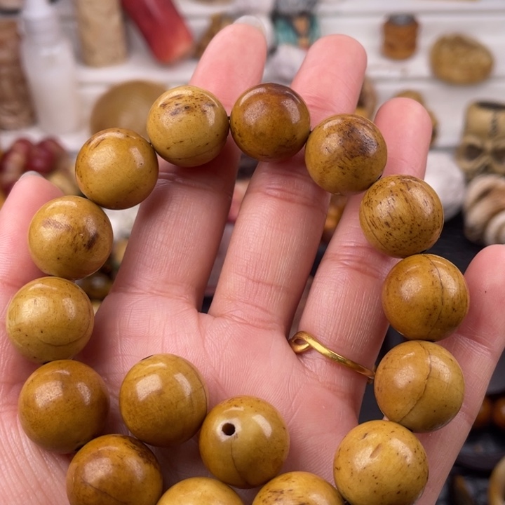 驼骨手串/手链骆驼骨老灵骨圆珠16