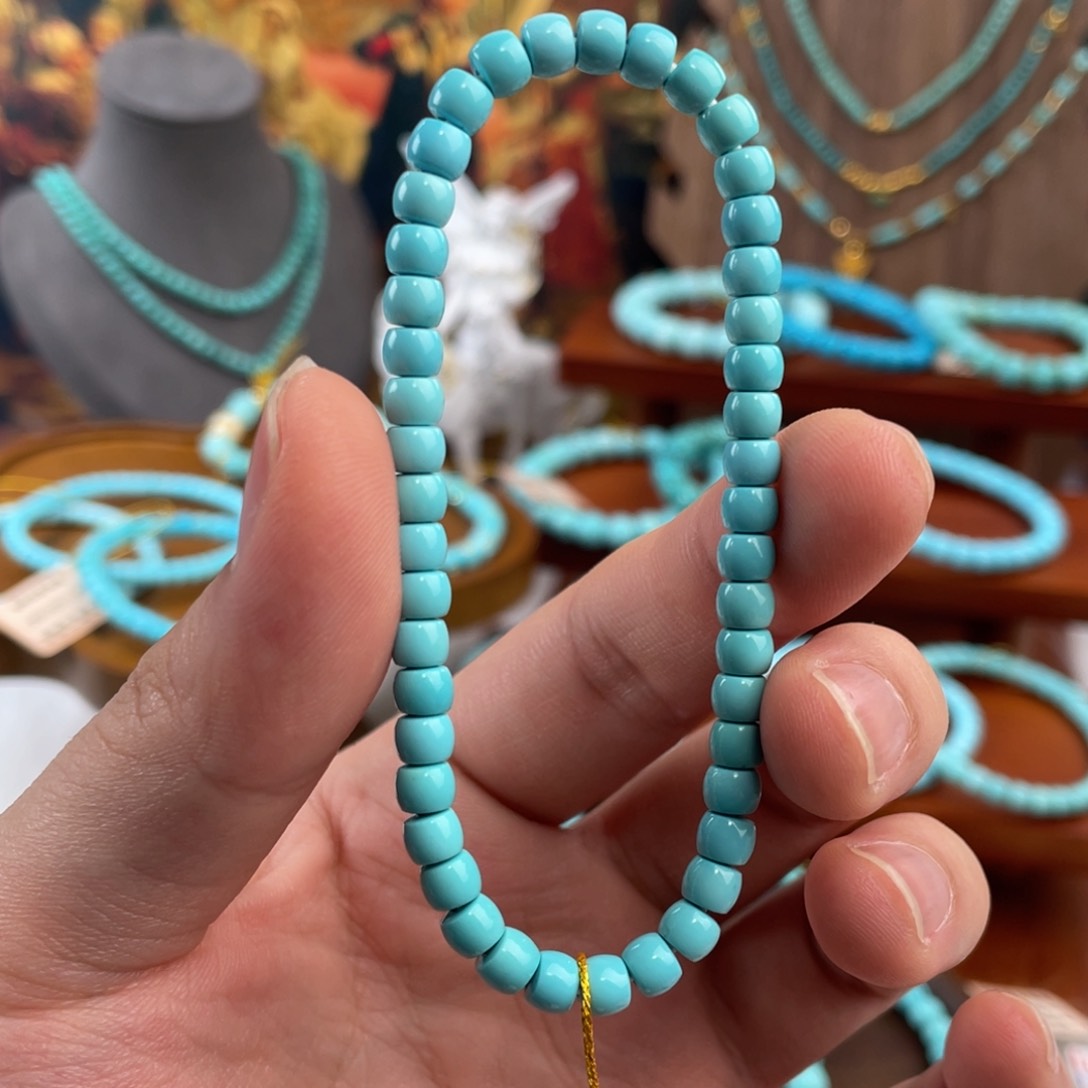 绿松石手链未镶嵌单圈5