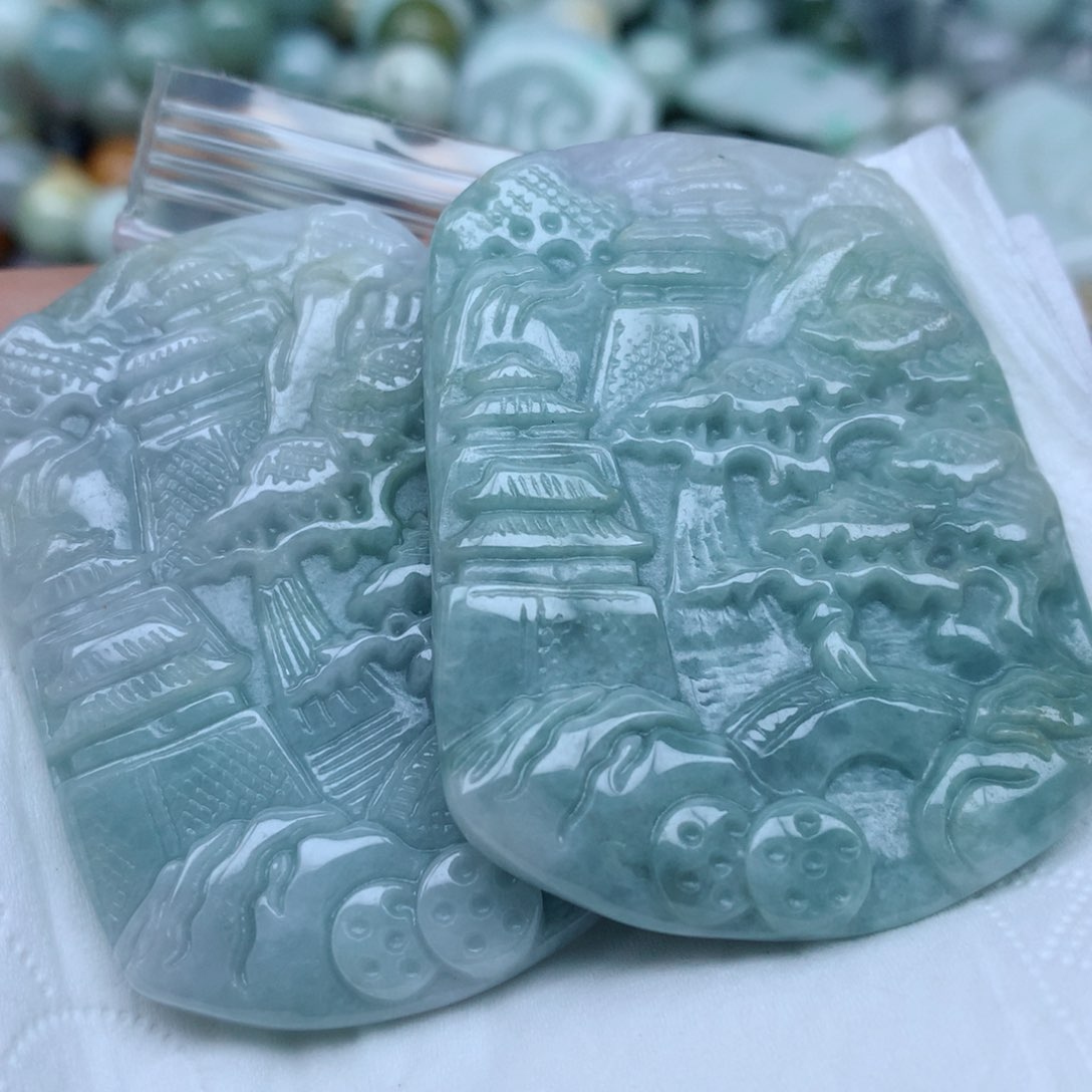 颈饰未镶嵌翡翠翡翠