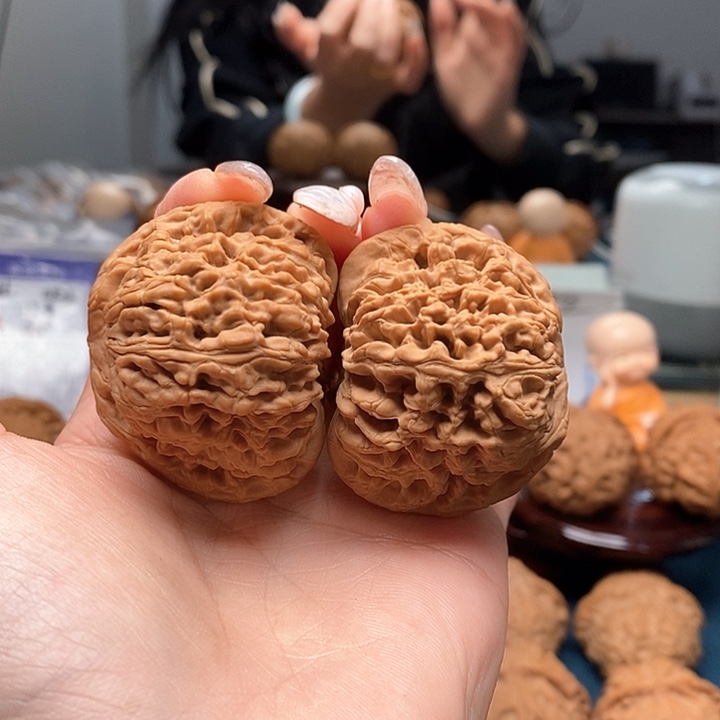 文玩核桃把件赵喜满46