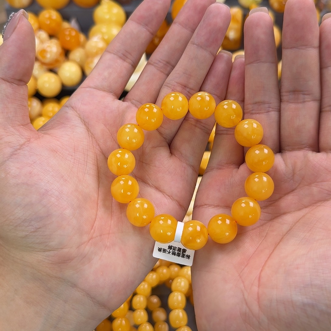 蜜蜡未镶嵌珠宝奇石同料14mm