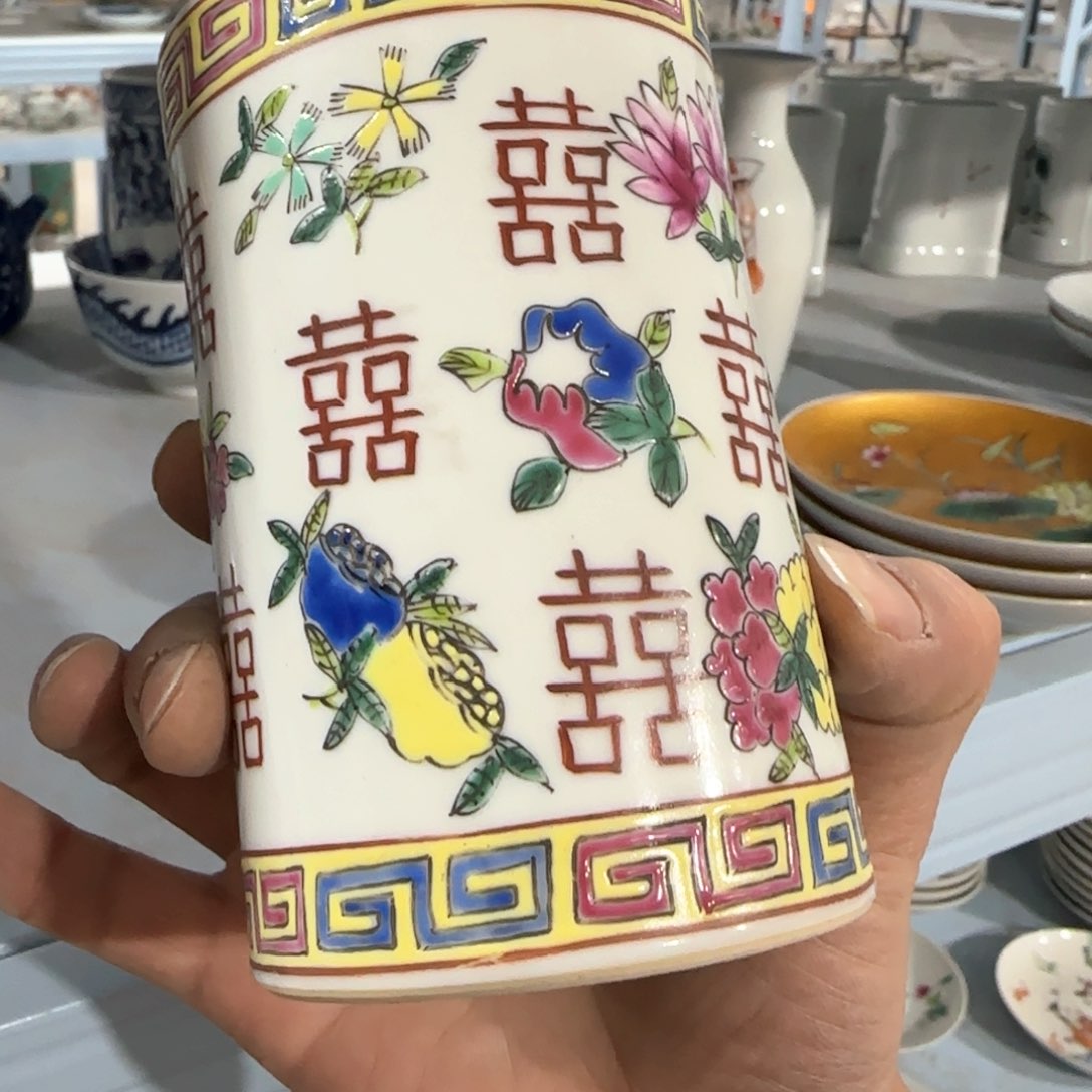 瓷片摆件手绘瓷器全部处理