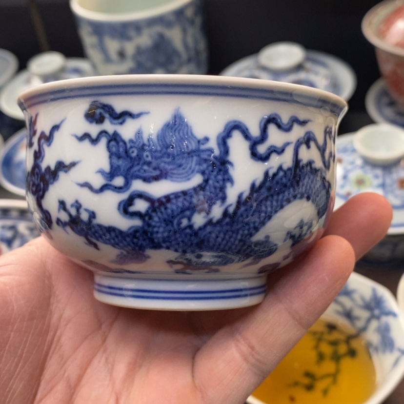 【闪购商品】景德镇青花主人杯