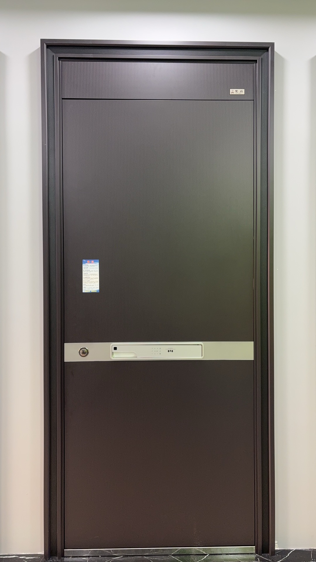 轻奢铝型材包边配3D人脸锁