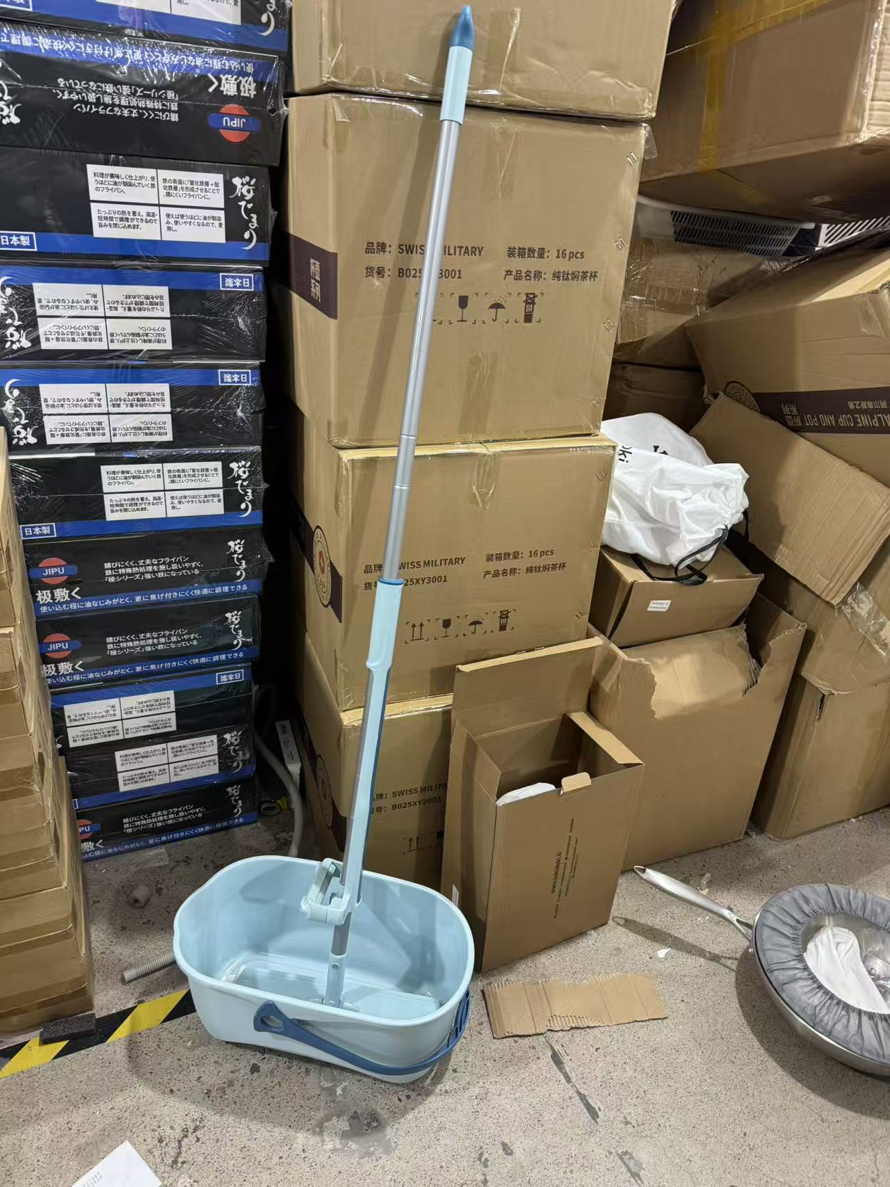 本上F2带桶平板拖把拖把