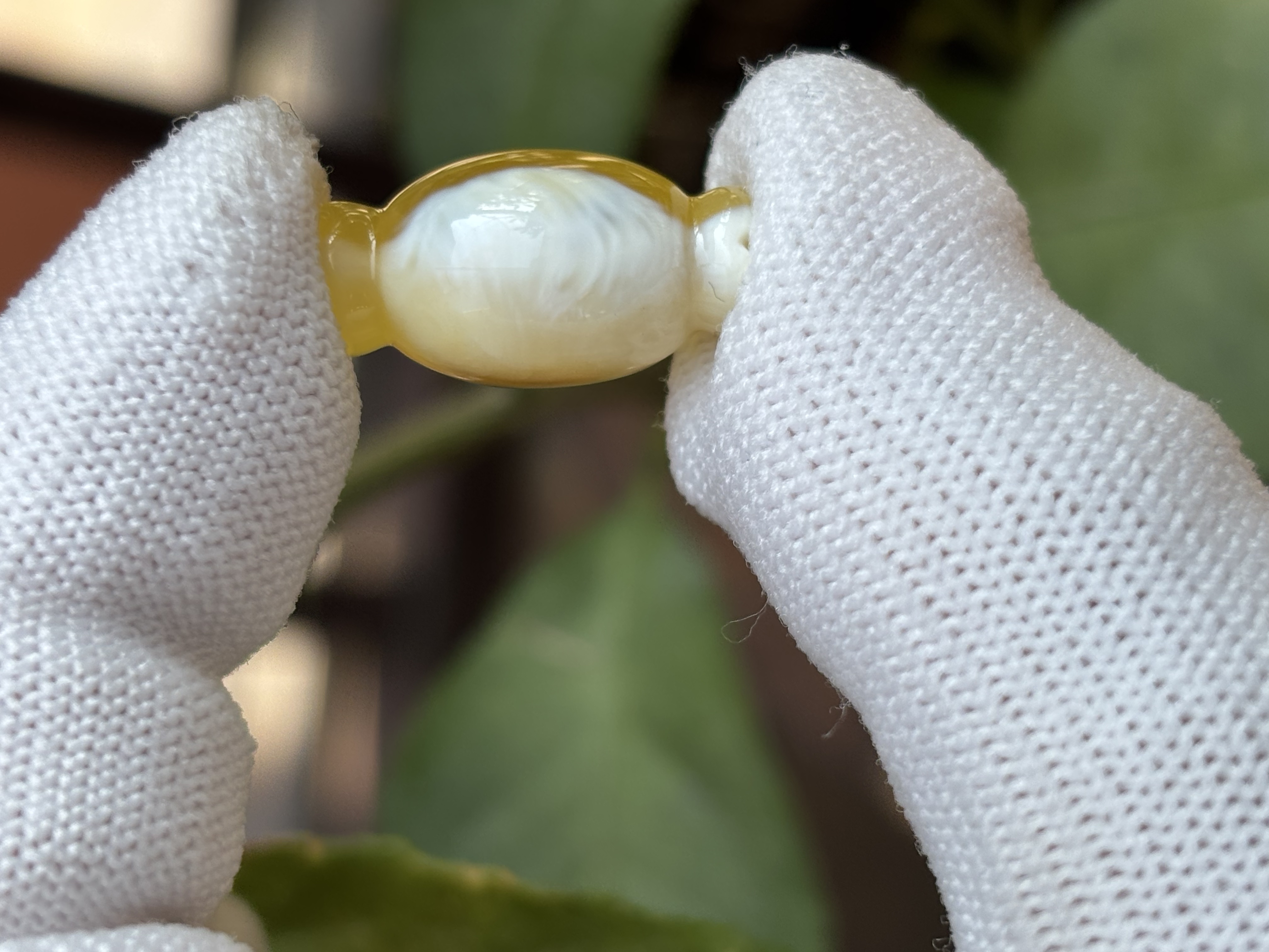 F0199天然蜜蜡琥珀灯笼配饰11.8x20.2mm