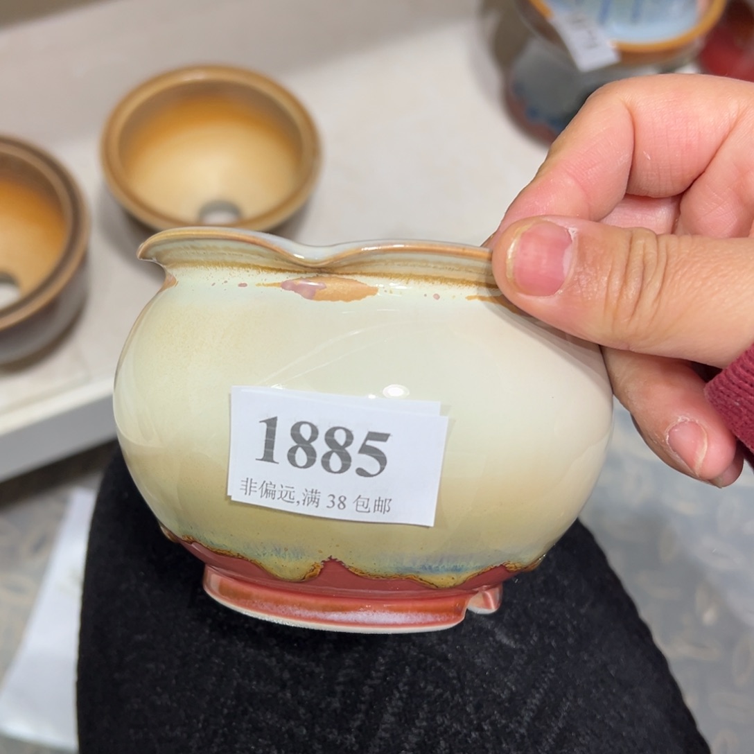 红陶口8高7 景德镇手工花盆