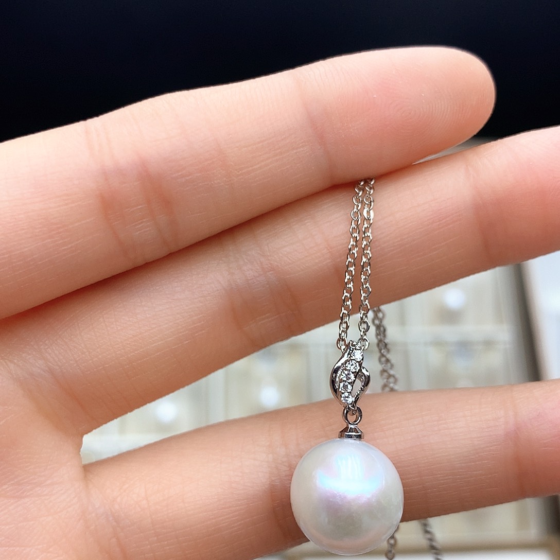 淡水珍珠颈饰合金