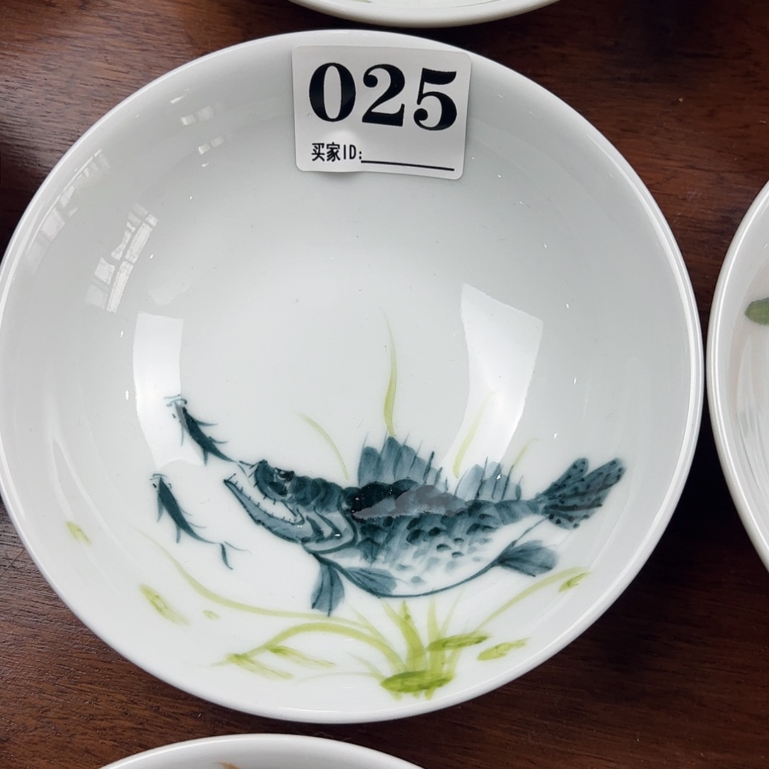 瓷片景德镇陶瓷手工手绘制作