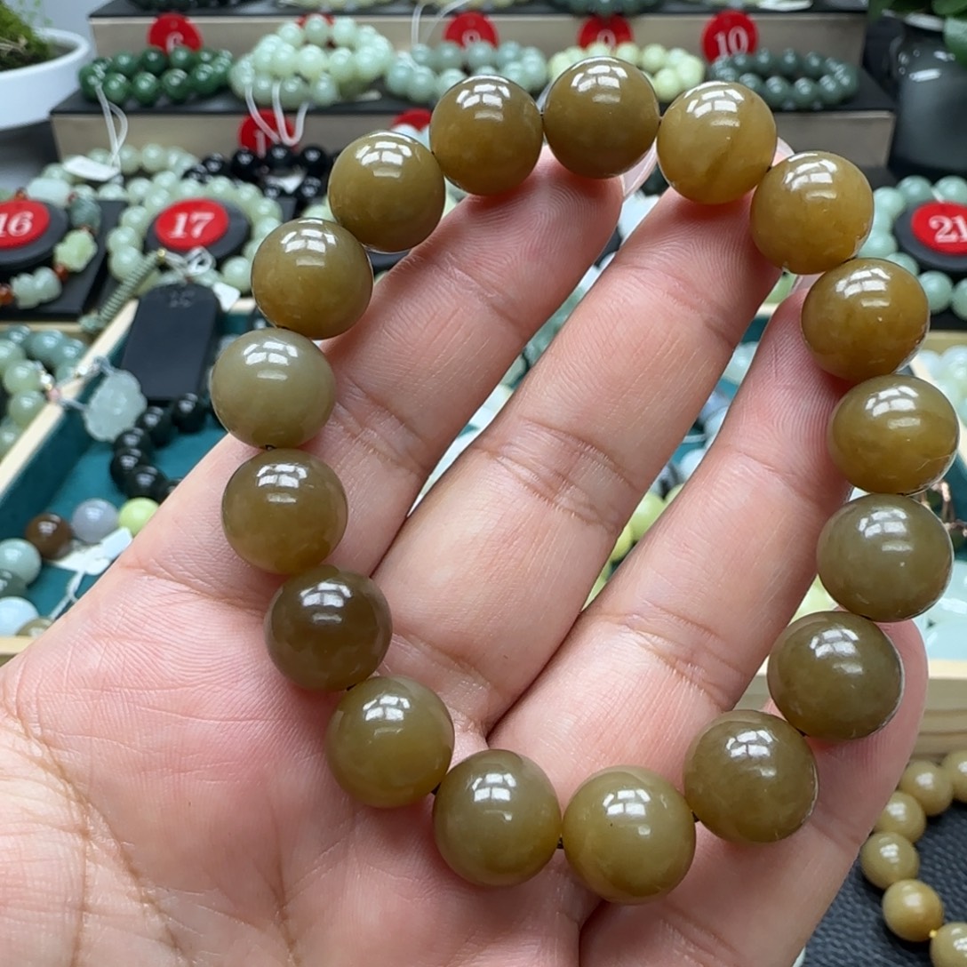 和田玉未镶嵌手链12