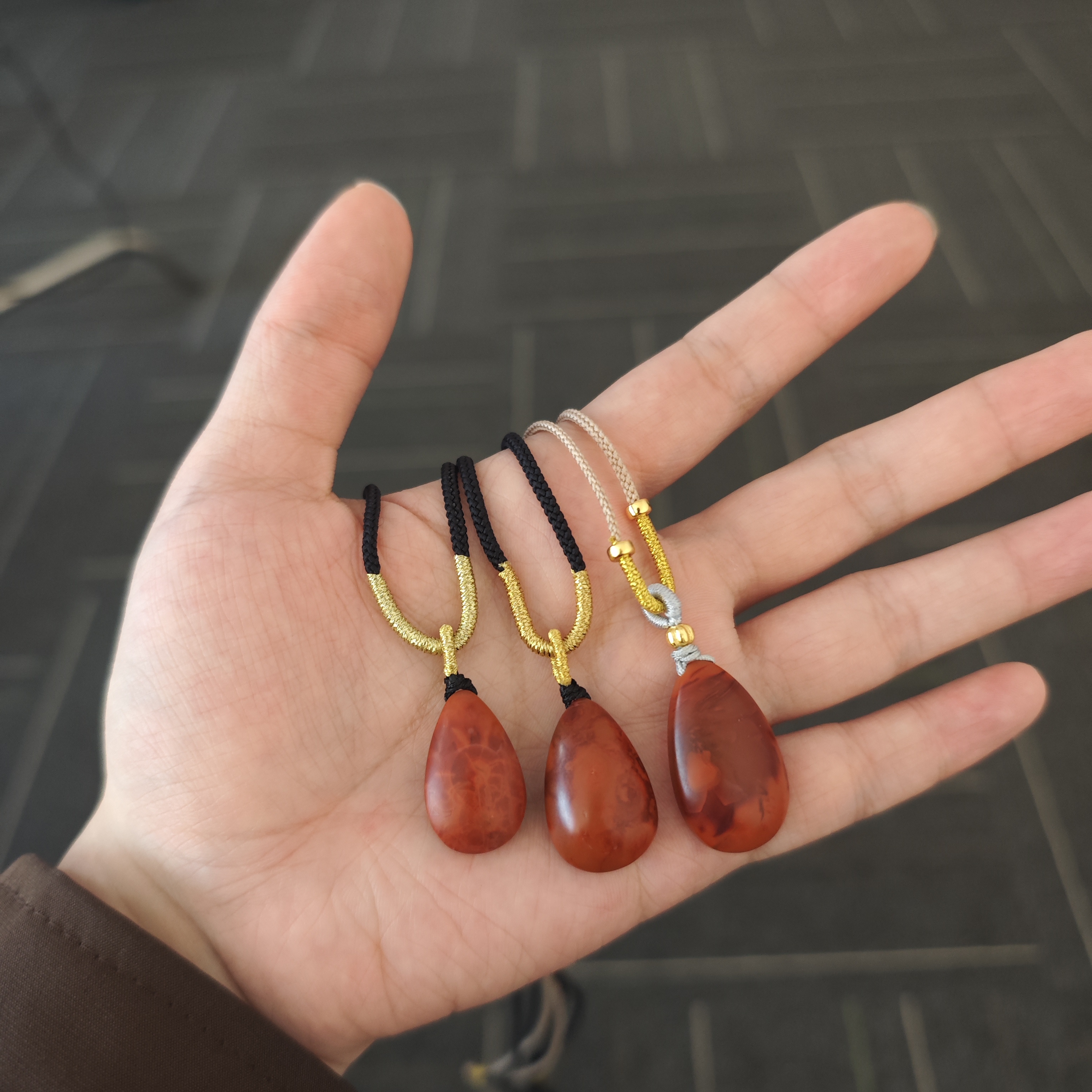 【不二】南红DIY水滴项链（多样性发其一）