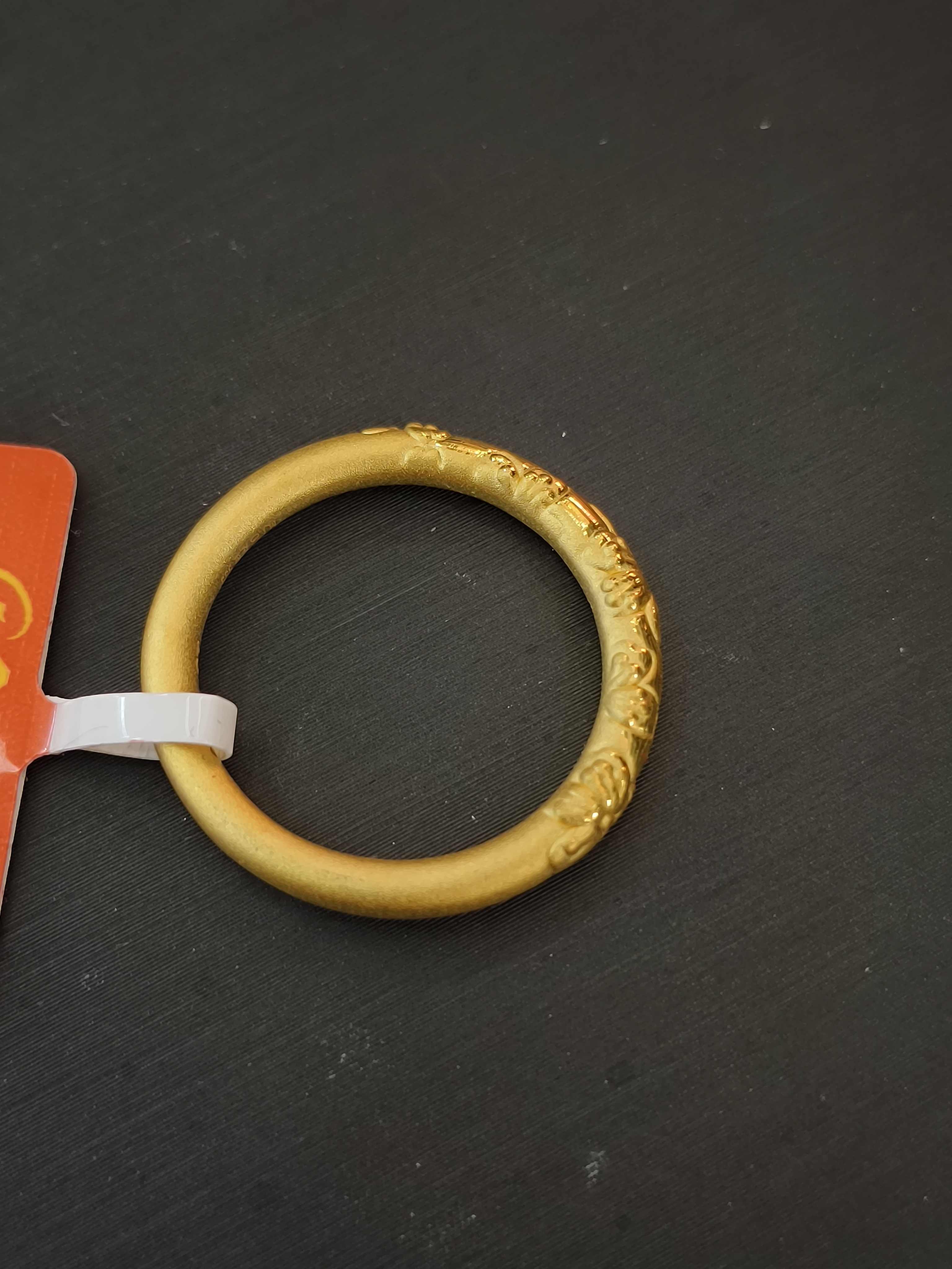 【金展珠宝】足金 卷草纹戒指