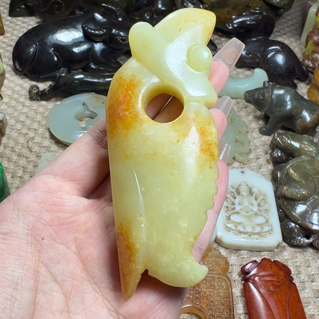 吊坠白玉菩提挂件