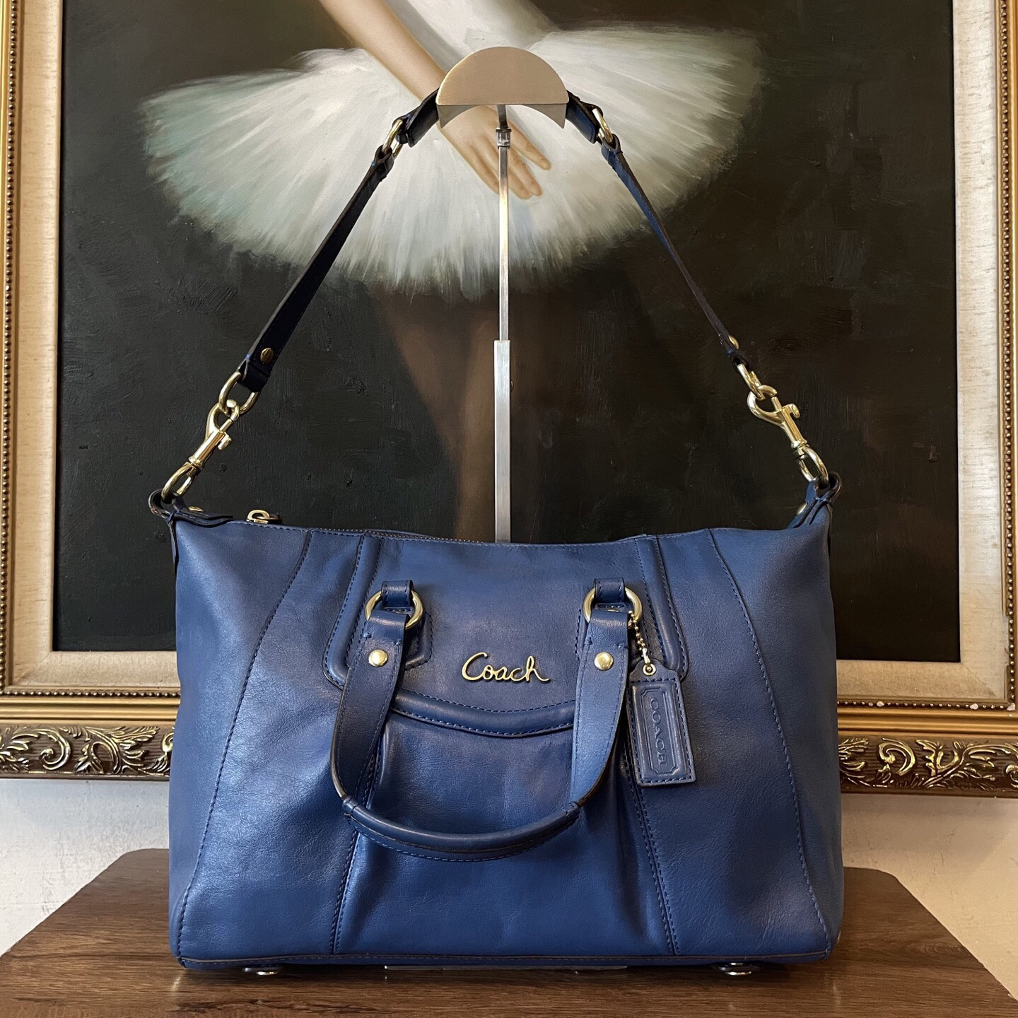 95新 COACH/蔻驰 coach蔻驰单肩包/002077/尺寸29*14