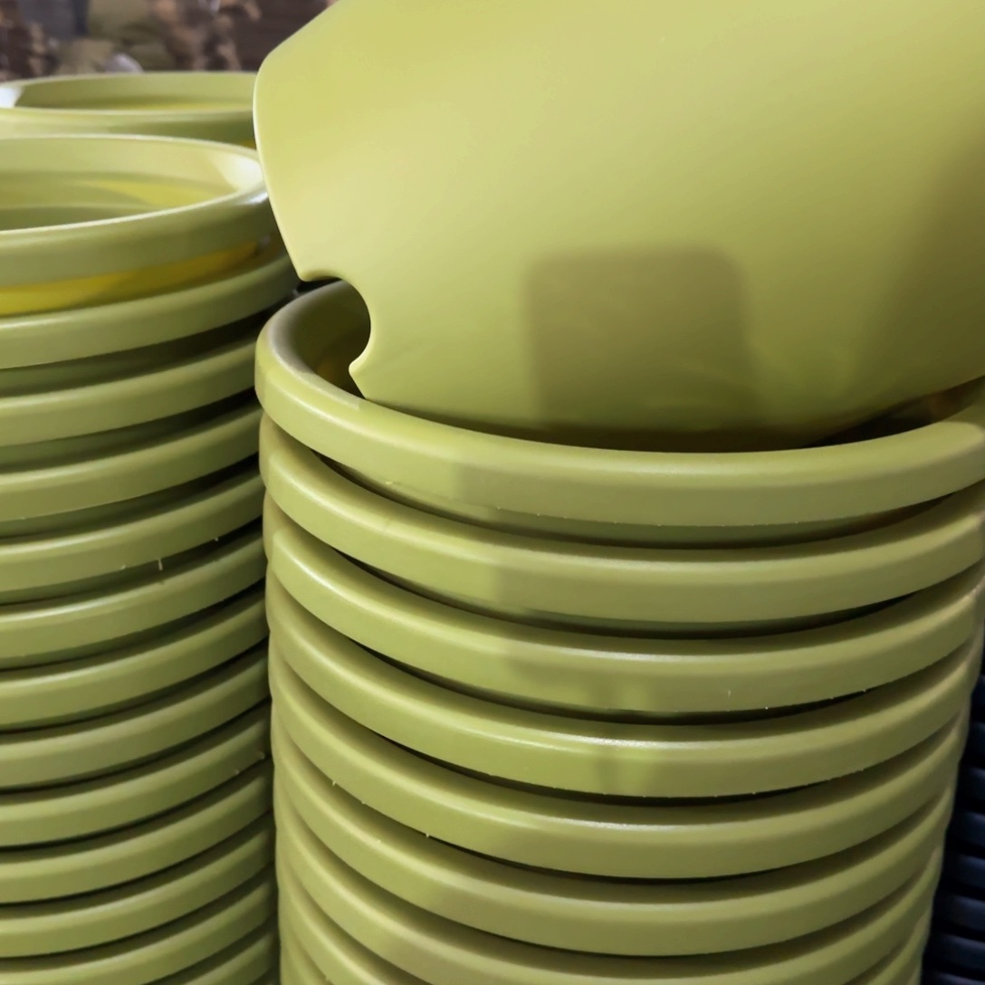 树脂四季盆7#带拖果绿微瑕6