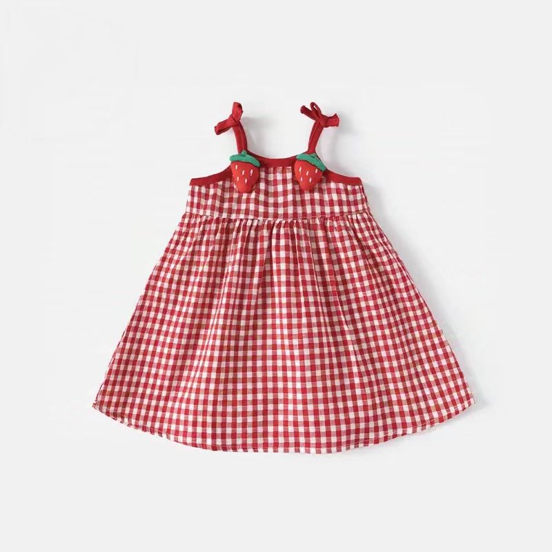 女童连衣裙夏装新款洋气婴儿宝宝公主裙2025夏季儿童吊带裙子
