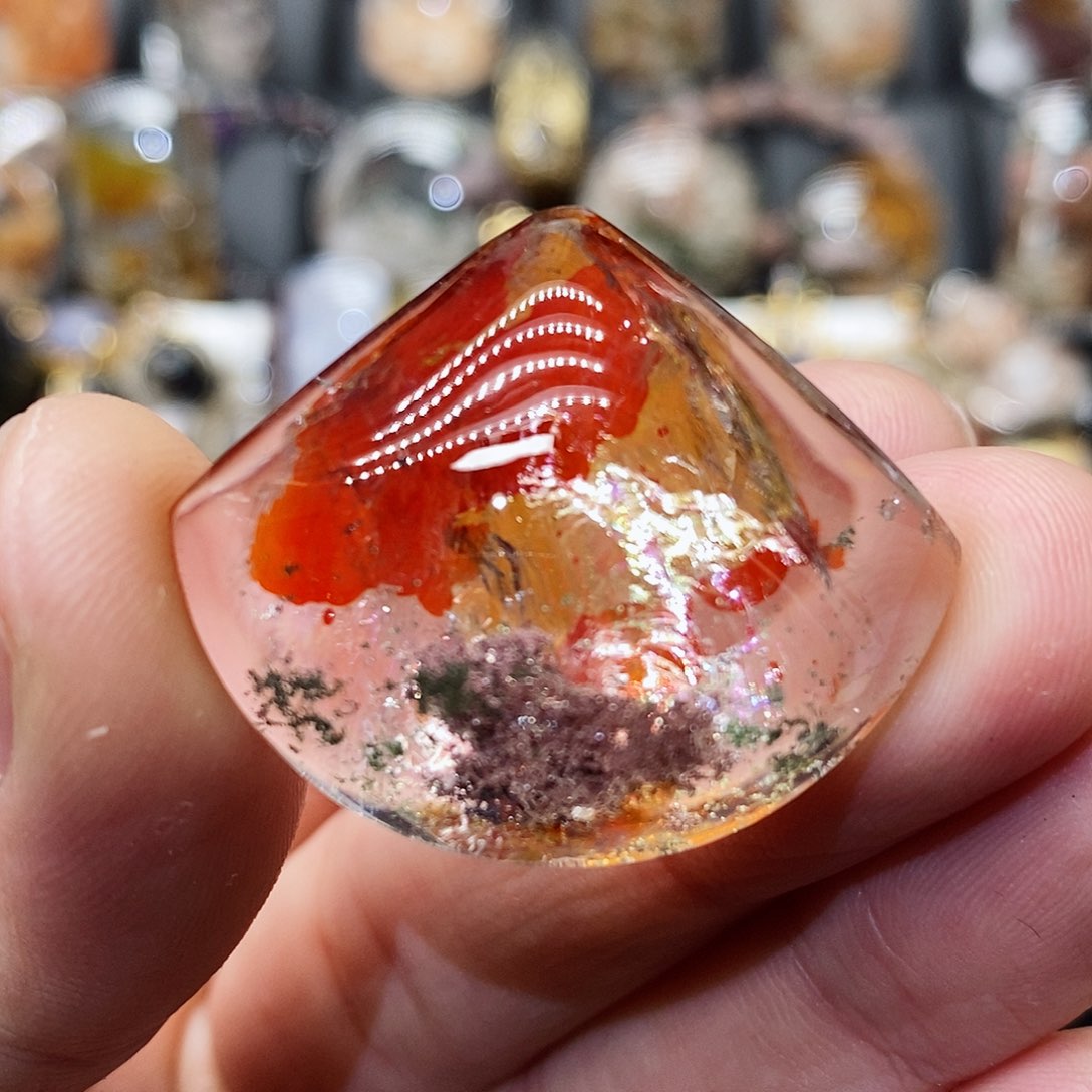 水晶颈饰未镶嵌天然精致水晶吊坠