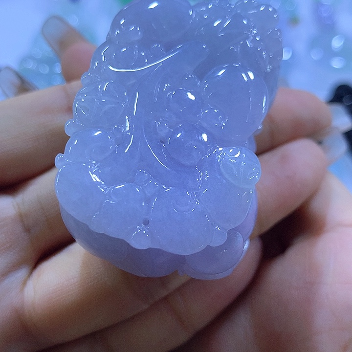颈饰未镶嵌翡翠天然翡翠A货吊坠