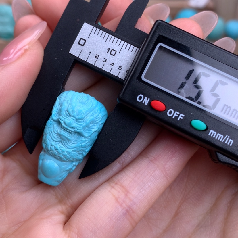 【闪购商品】绿松石龙三通未镶嵌